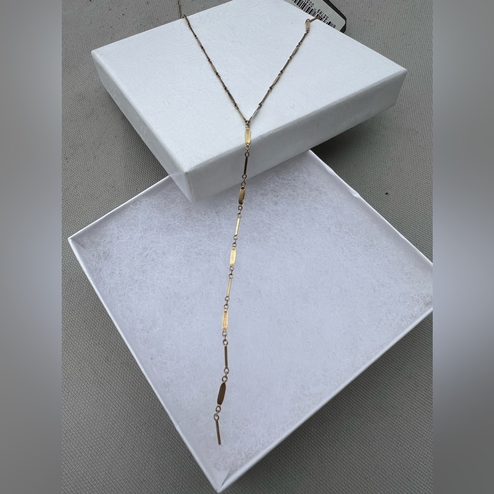 Argentina Vivo lariat gold plate sterling silver